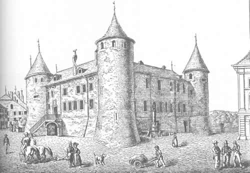 Замок Ивердон 1803 г.